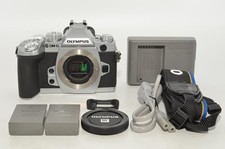 Olympus OM-D E-M1 Silver Mirrorless Camera Body 2627 Shots Good Condition