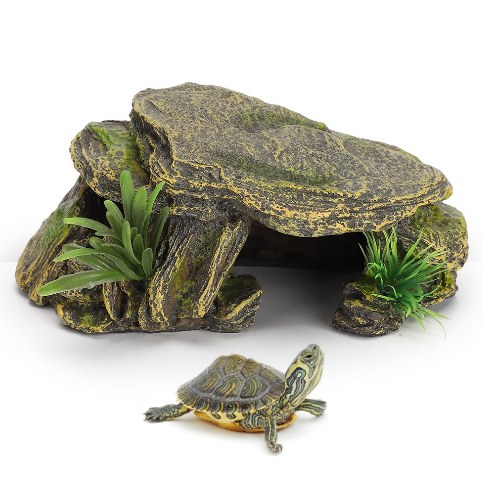 Vivid Safe Hiding Caves For Reptile In Resin Material Trending