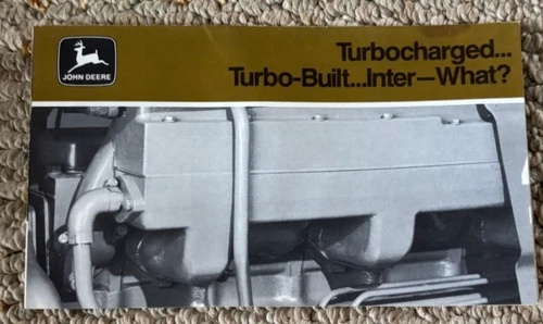 John Deere 4620 6030 7020 7520 Tractor Intercool For 1971 Pocket Brochure FCCA25