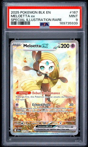 Meloetta ex graded PSA 9 for sale on eBay