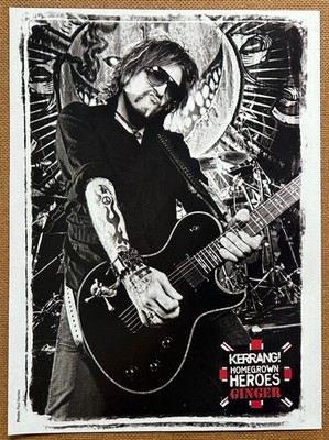 GINGER - 2010 Full page UK magazine poster THE WILDHEARTS