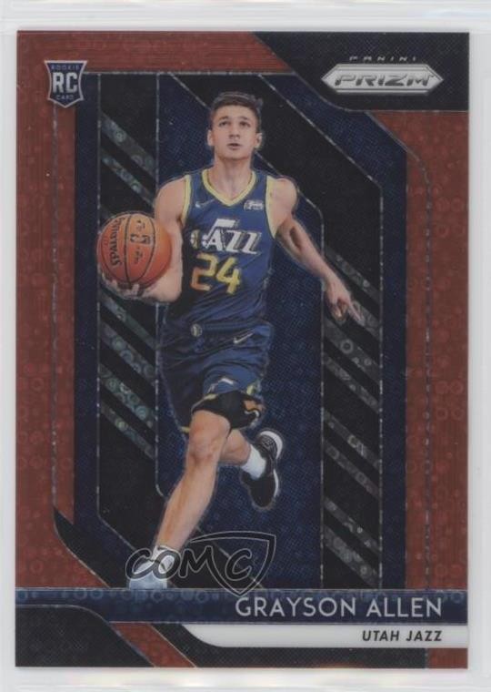 2018-19 Panini Prizm Fast Break Red 30/125 Grayson Allen #123 Rookie RC 8p7