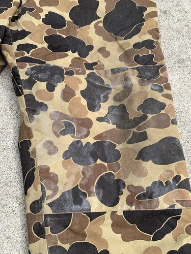 Vintage Columbia Overalls Mens 2XL Frog Camo Bib Suspenders Goretex Thinsulate - Picture 3 of 15