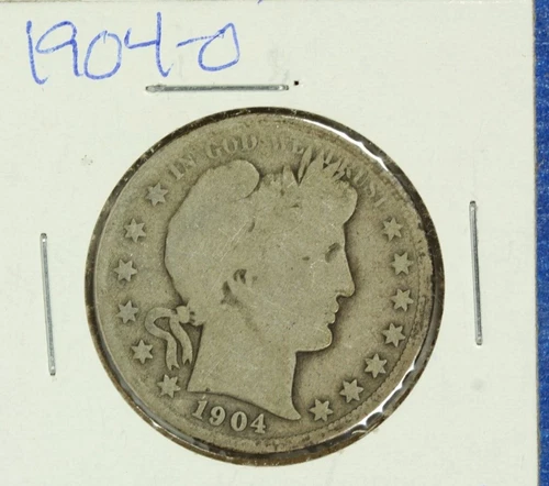 1904-O Barber Half Dollar : Good +