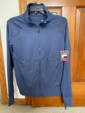 NWT - Fila Sport Women's Dusty Blue Zip-Up Jacket, Size S