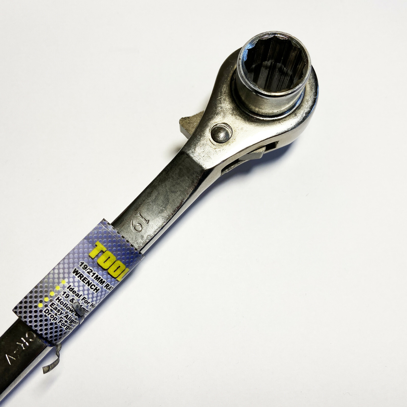 Scaffolding Ratchet Podger Spanner 19mm & 21mm Scaffold Ratchet Podger