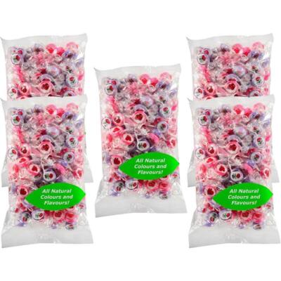 Sweet Stories Rocks Candies Love Mix 500g im Beutel Lutsch-Bonbons (5er Pack)