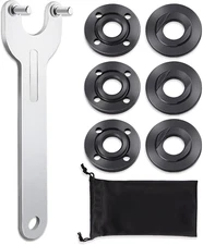 7PCS Angle Grinder Nut Angle Grinder Flange Wrench, Premium Flange Metal Lock Nu