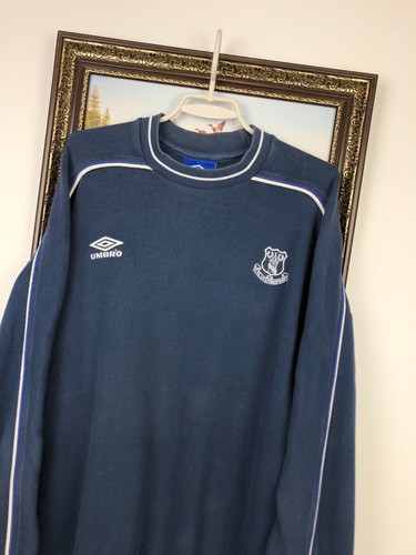 Vintage 90's Umbro Everton Football Sweatshirt Soccer Mens Track Top Crewneck L - Picture 3 of 15