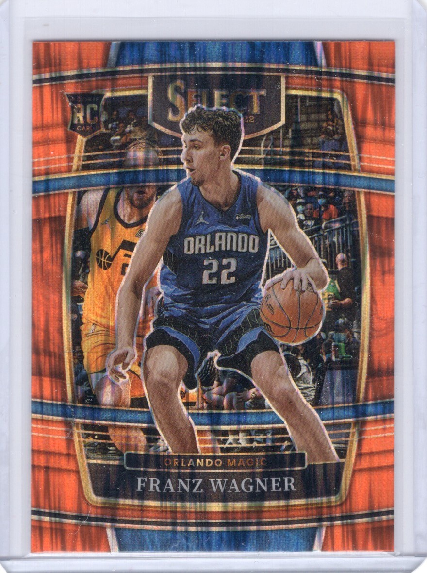 2021-22 Panini Select - Concourse Franz Wagner #15 Orange Flash Prizm (RC)