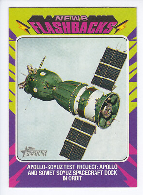 2024 Topps Heritage #NF-10 APOLLO - SOYUZ TEST PROJECT 1975 News Flashbacks