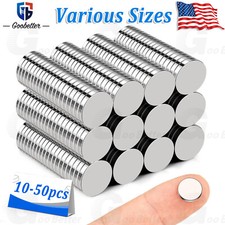 N35 Round Disc Magnets Mini/tiny/small/large Neodymium Rare Magne Various Sizes