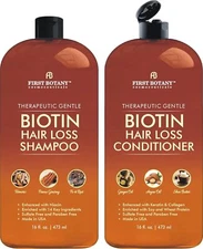2PC Shampoo Conditioner Duo Set Hair Growth Biotin Anti Hair Loss All Types 16oz