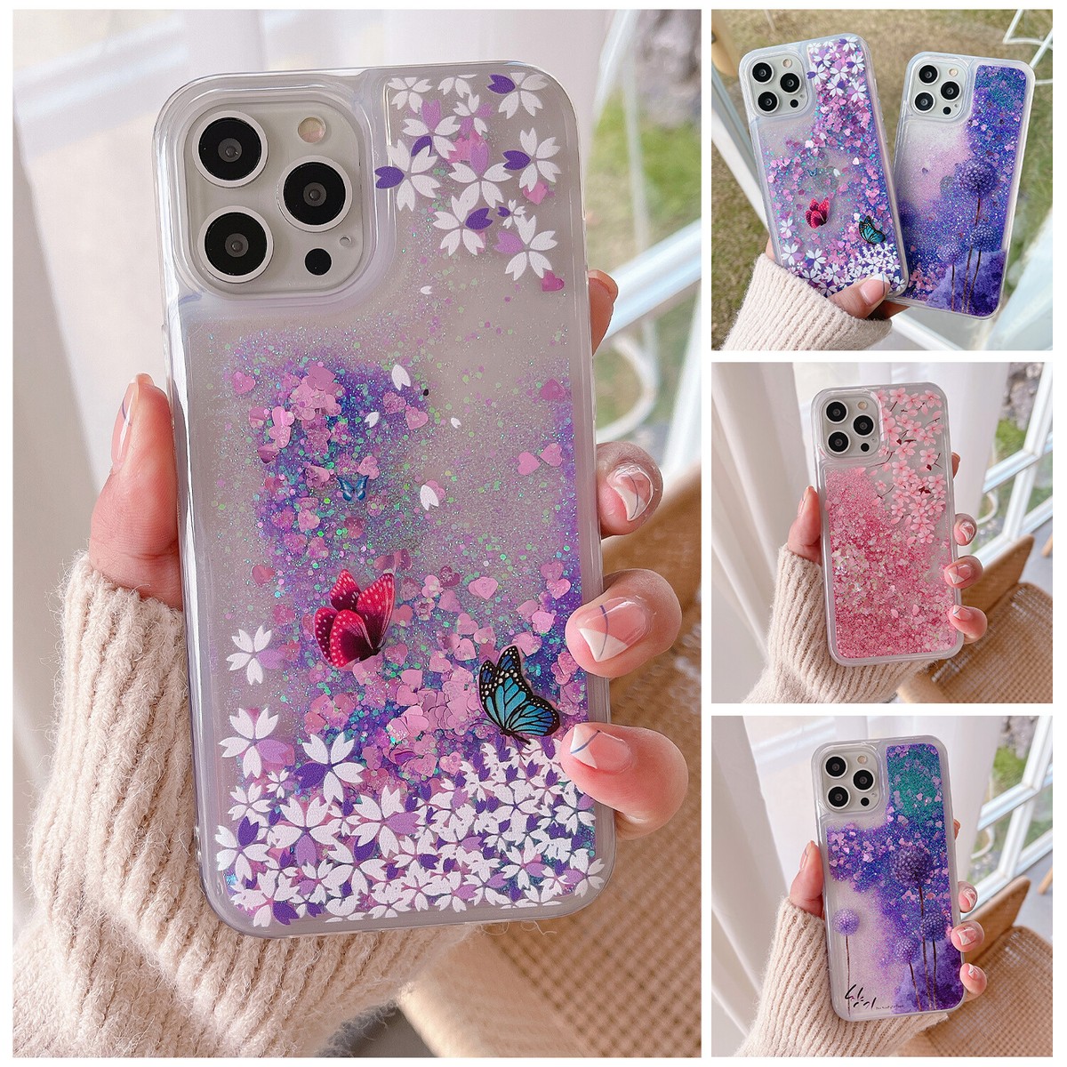 Cute Phone Cases Glitter Pretty Liquid Glitter Phone Case