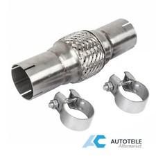 Flexrohr Flexstück 50x100 mm Flexpipe Auspuff Hosenrohr für Katalysator Saab