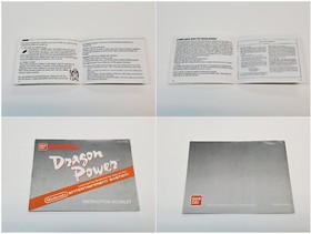 Dragon Power Nintendo NES Box and Manual Only *