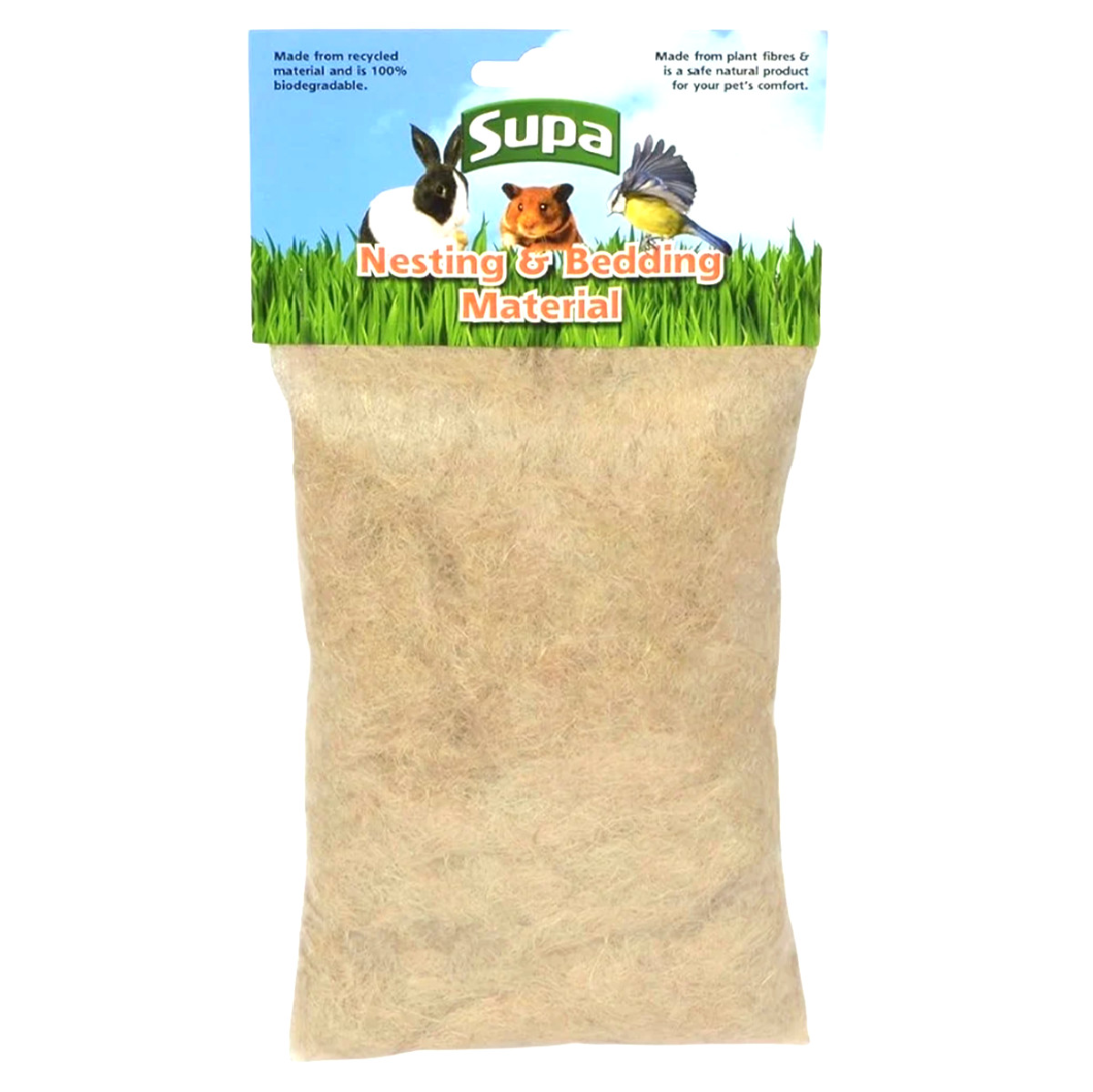 40G NESTING & BEDDING MATERIAL : Supa Bird Jute Canary Nest Wildlife Animal Bed