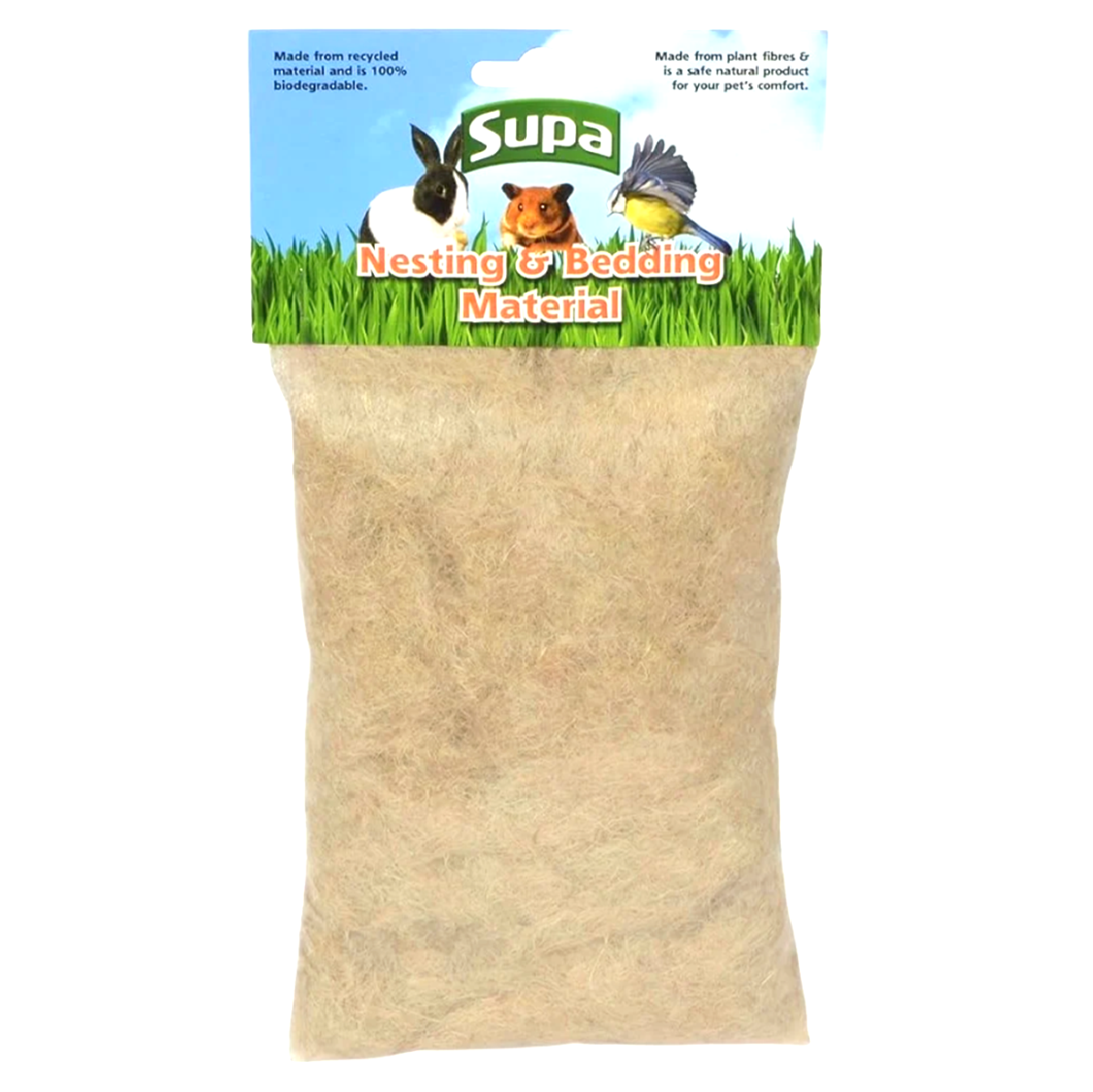 40G NESTING & BEDDING MATERIAL : Supa Bird Jute Canary Nest Wildlife Animal Bed