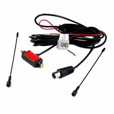 Universal Car Stereo Analog TV Antenna Receiver IEC Port