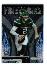 ZACH WILSOIN #No F-22 2021 PANINI PRIZM FOOTBALL JETS Fireworks