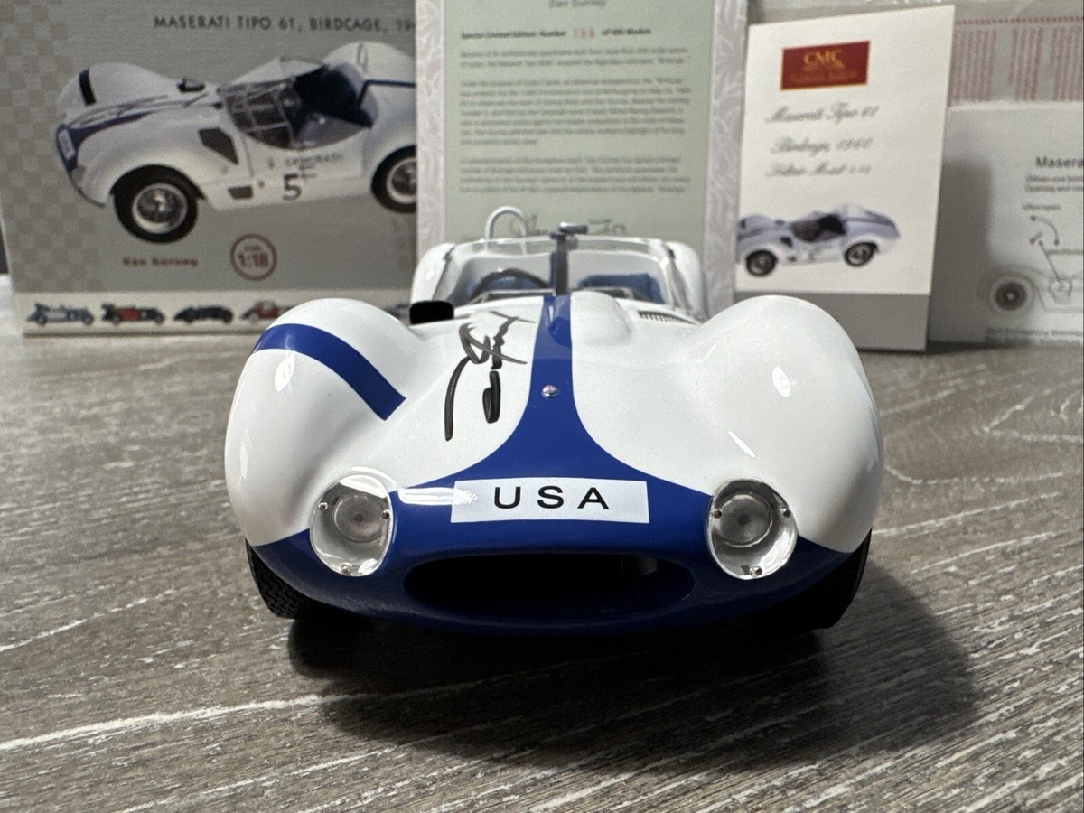 1:18 CMC M-062 Maserati TIPO 61 BIRDCAGE 1960 #5 signed Ltd 1:18 CMC M-062 Maserati TIPO 61 BIRDCAGE 1960 #5 signed Ltd