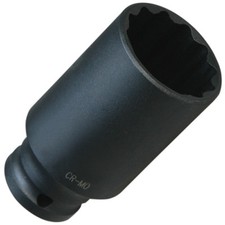 IMPACT Steckschlüssel Einsatz Stecknuss Nuss VIELZAHN 12 kant 1/2 CR-MO 27-36 mm