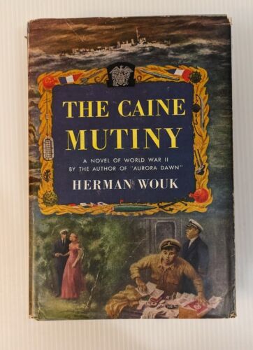 The Caine Mutiny Herman Wouk 1951 Hardcover Book W/ Dust Jacket! Pulitzer Prize! - Picture 1 of 12