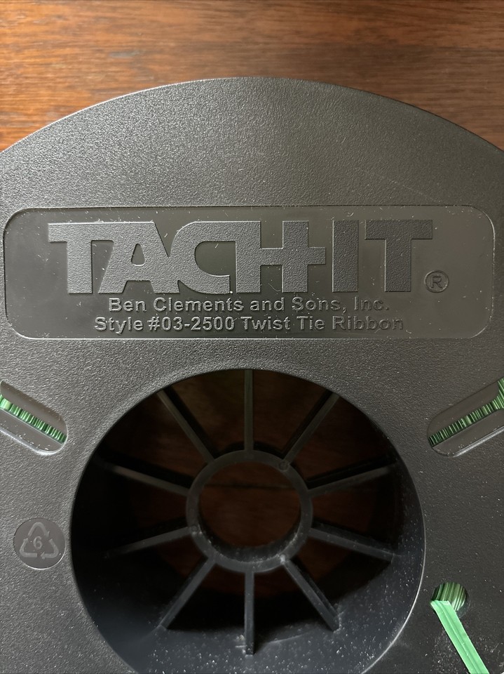 TACHIT Style032500 Tie Ribbon Green. Twist Tie eBay