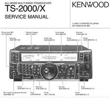 Kenwood TS-2000/X Schematic Diagram Service Manual Repair Circuit Diagram