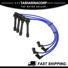 Pack of 4 Spark Plug Ignition Coil Wires 32722P07000 for Honda Civic 1992-2000