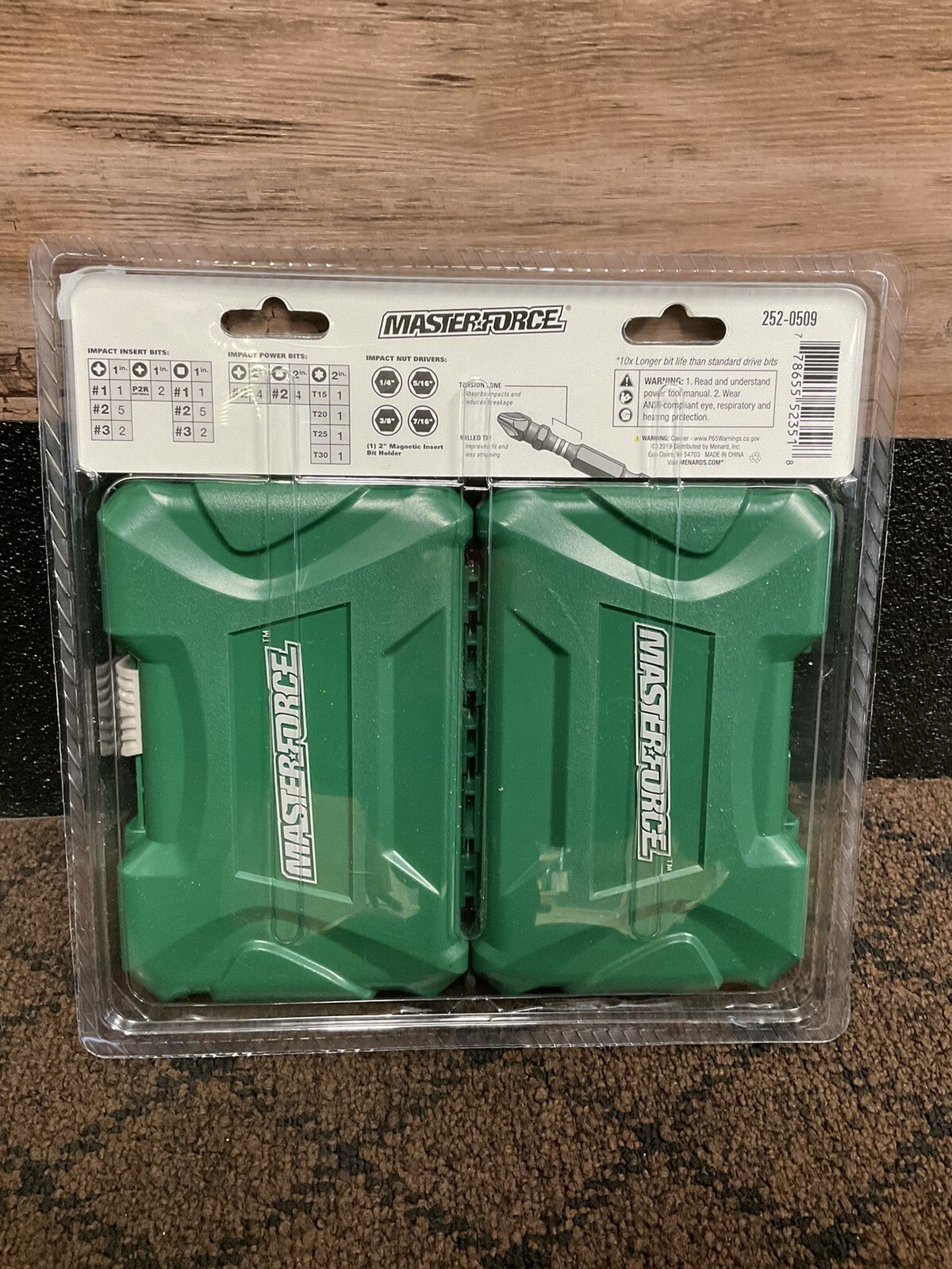 Masterforce® Impact Drive Bit Set - 35 Piece | eBay
