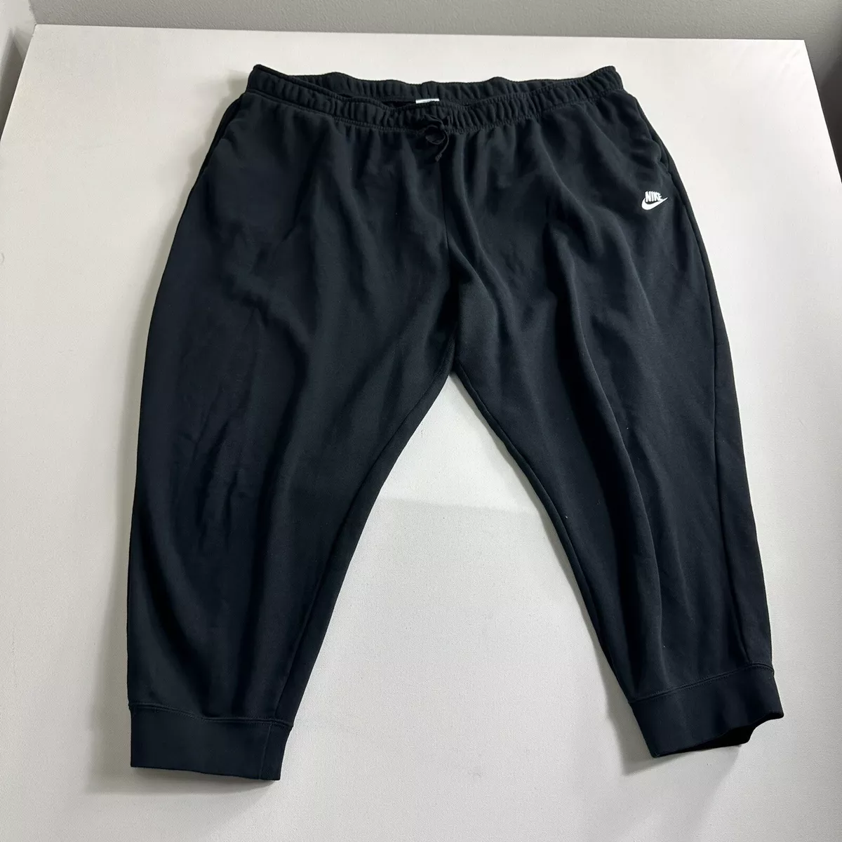 Nike Sportswear Club Fleece Black Joggers Pants Women s Mid Rise Plus Size 3X T