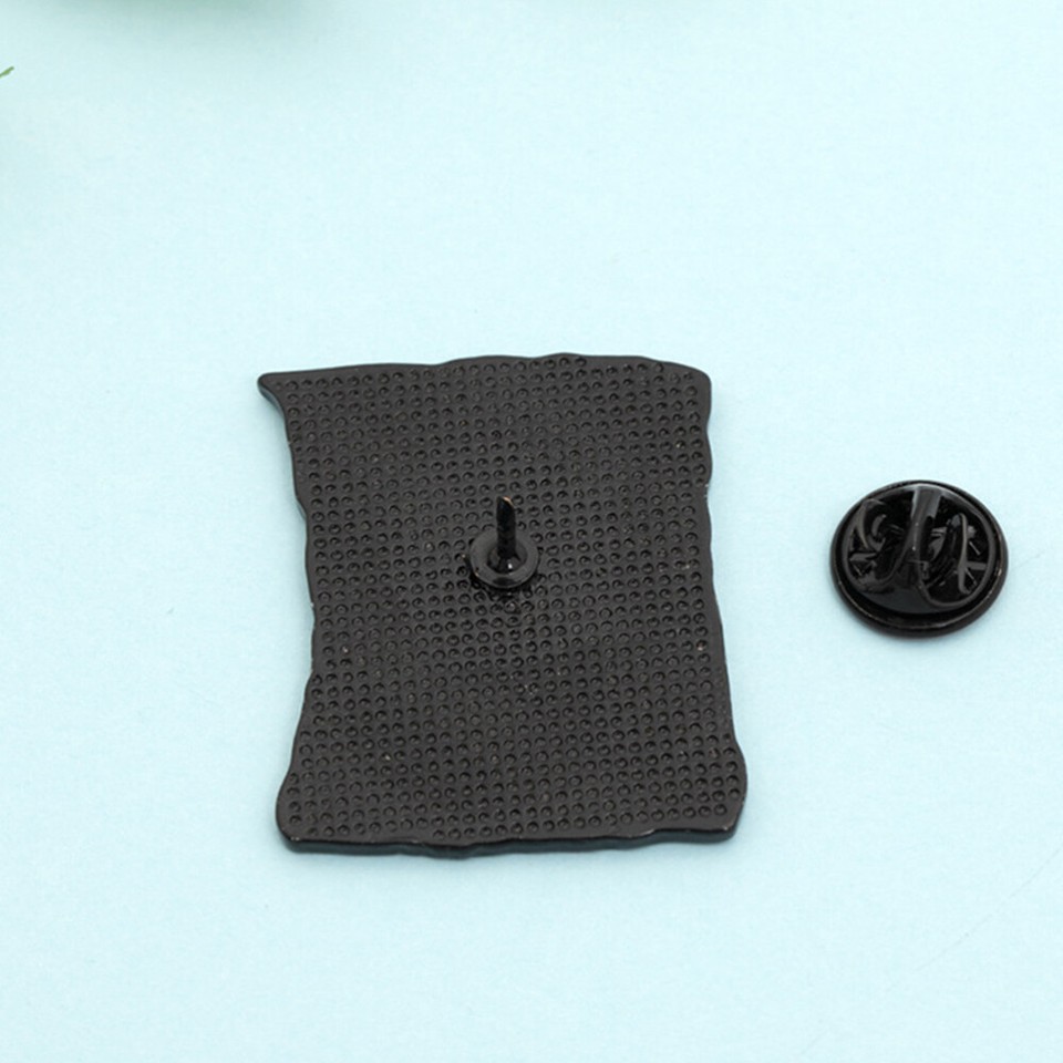 3 Pcs Cartoon Brooch Metal Breast Pin Novelty Breastpin Enamel Pin