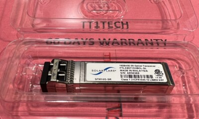 Solarflare SFM10G-SR 10G 300m 850nm SFP+ Optical Transceiver FTLX8571D3BCL-SL