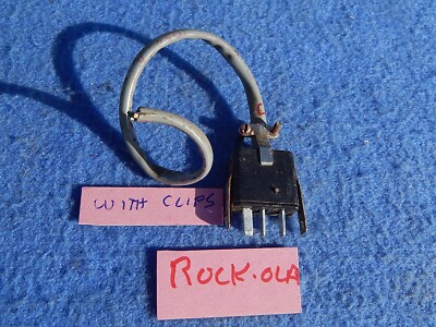 Rock-ola wallbox Connector Cinch-Jones 3 prong - male with clips