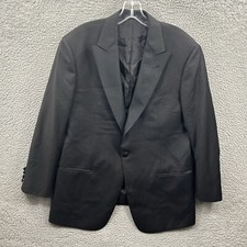 Emporio Armani Dinner Jacket Black US 42 G Line 130s Lana Vergine Wool ITA 54 