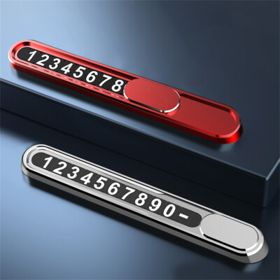 Temporary Parking Number Plate Car Phone Number Plate For Buses Parking