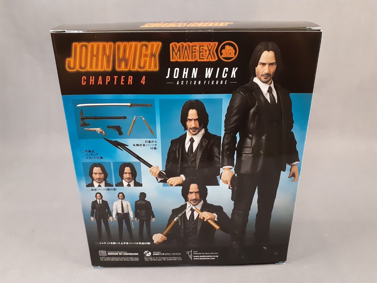 Medicom MAFEX No. 212 John Wick Action Figure (John Wick Chapter 4