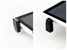 Turning Up & Down Micro USB OTG Angled Male to USB Standard A Female Adapter