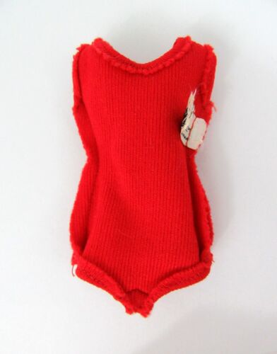 Vintage - Ideal Tammy Doll COSTUME DA BAGNO HELENCA ROSSO DIVERTENTE AL SOLE - Costume da bagno - Foto 9 di 10