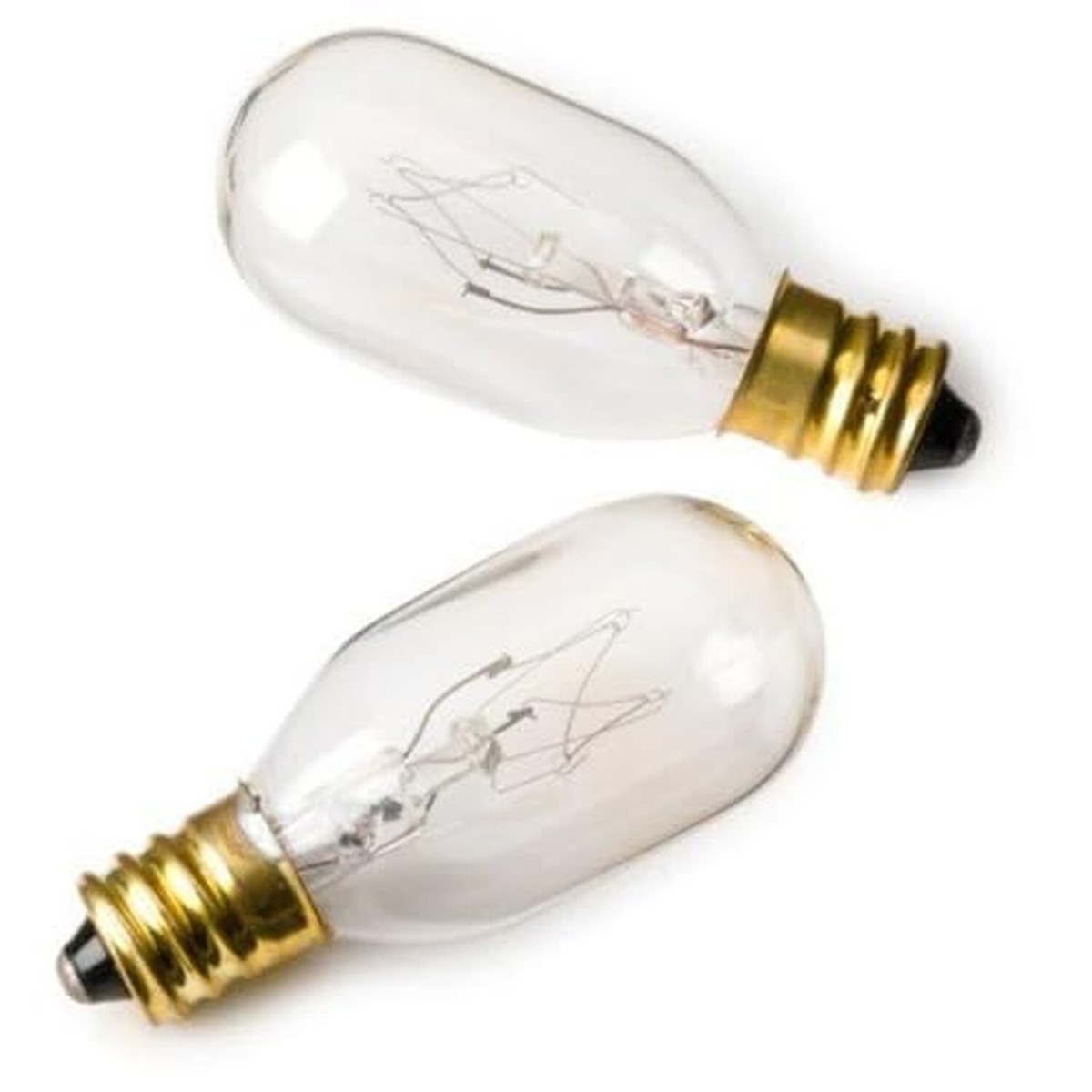 JERDON Makeup Mirror Replacement Bulbs - 2 Replacement Bulbs