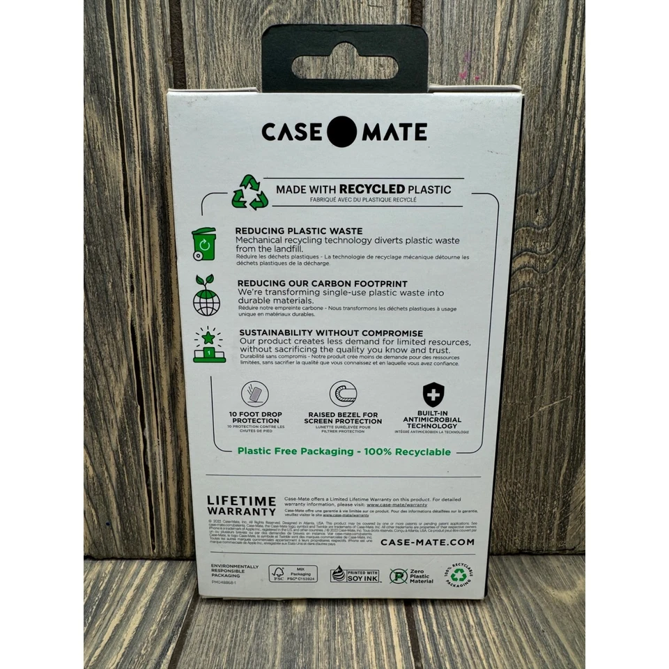 Funda Case-Mate Twinkle para iPhone SE/iPhone 8 10 pies protección contra caídas brillante Foto 2 de 4