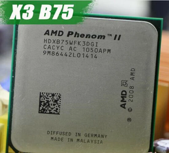 AMD Phenom Triple-Core X3-710 X3-720 X3-740 AM3 CPU - Image 4 of 4