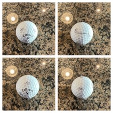 LOGO GOLF BALL-CALLAWAY TRUVIS 1 BRAELINN GOLF CLUB LOGO CHROME SOFT.NEW