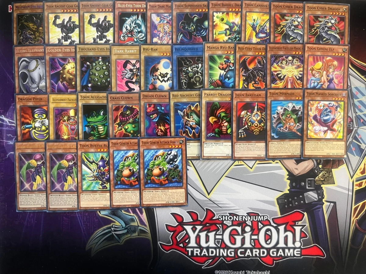 Maximillion Pegasus Toon Blue-eyes Kingdom World Red-eyes Page-flip Yugioh Deck