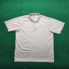 Boy Scouts of America Polo Shirt Mens XL Beige Short Sleeve Outdoors Camping