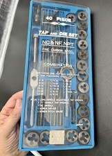 39 pc Tap and Die Set - NC NF, NPT In Case