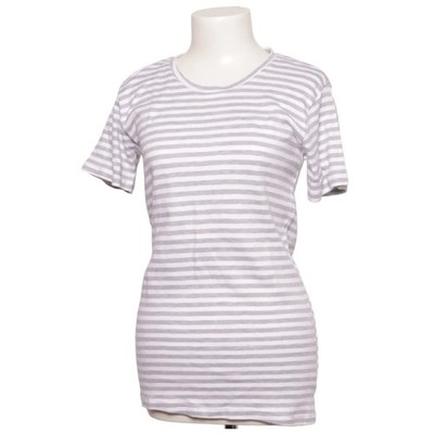 Black Thread, T-shirt, Größe: S, Grau/Weiß, Streifen, Damen #OdX
