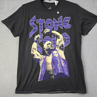 WWE WWF Wrestling Stone Cold Steve Austin Shirt Mens Medium GRAY 3