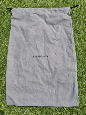 Balenciaga Grey Drawstring Dust Bag Each  15'' x 10'' Authentic